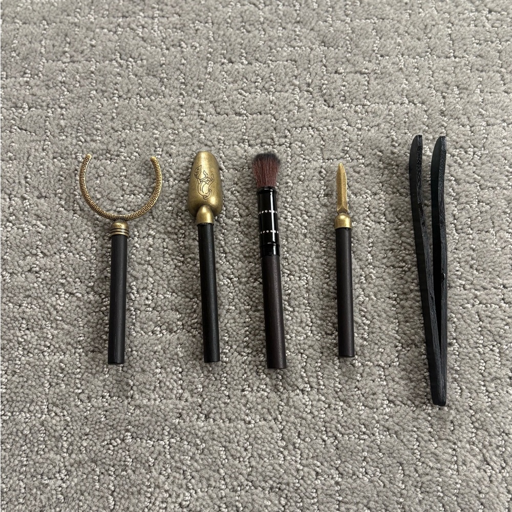 NEW Chinese Calligraphy Mini Brush And Pen Set 5-piece
